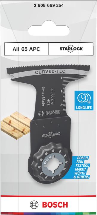 Actual product image Bosch Professional Zubehör AII 65 APC Tauchsägeblatt für Multifunktionswerkzeuge