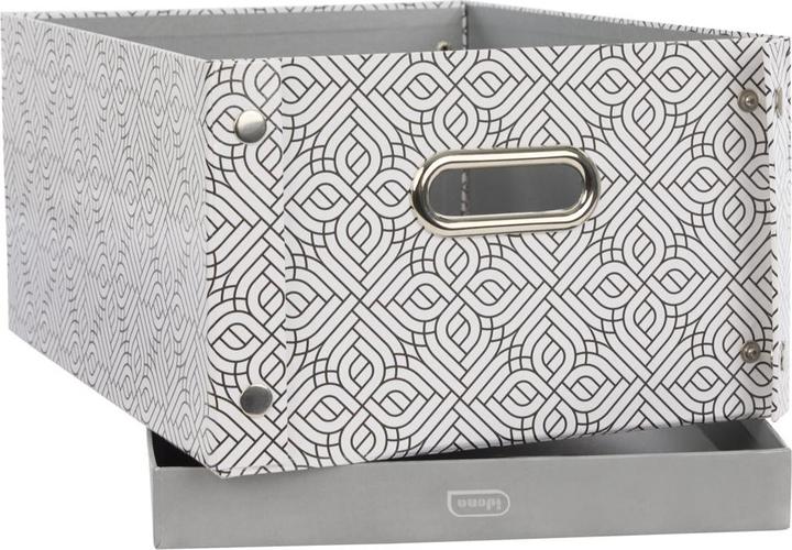 Actual product image Idena Storage box foldable grey 37,5x28x18cm