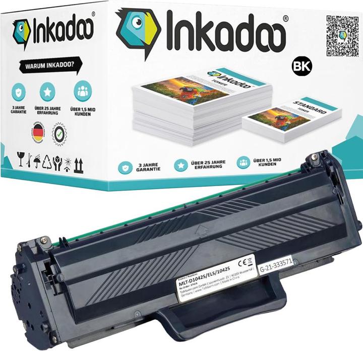 Produktbild Inkadoo Toner kompatibel zu Samsung MLT-D1042X/ELS / 1042S XL Toner, schwarz Schwarz (BK)