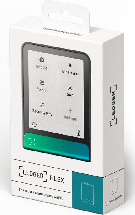 Produktbild Ledger Flex - Oxidate Green inkl.Recovery Key (Bitcoin, Cardano, Ethereum Classic)
