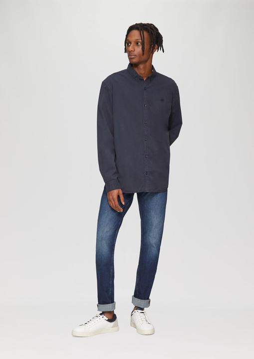 Immagine prodotto s.Oliver Hemd Regular Fit: Twillhemd mit Logostickerei (S)