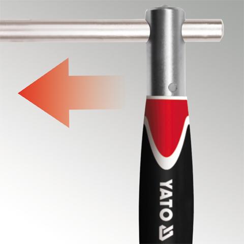 Produktbild Yato ADAPTER TYP-T Z OBROTOWĄ RĄCZKĄ 1/4"