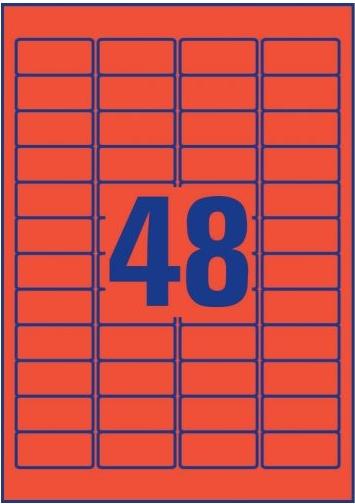 Actual product image Avery Farbige Etiketten, ablösbar