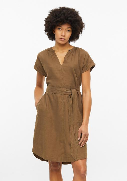 Actual product image s.Oliver Leinenmix-Kleid mit Eingrifftaschen (36)