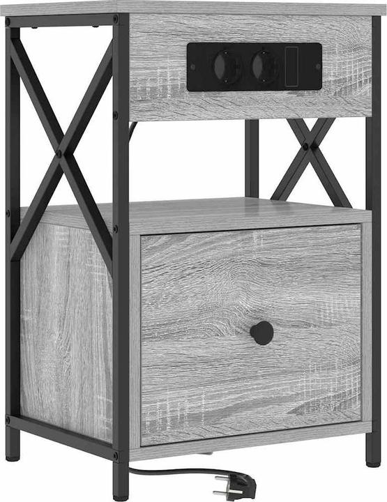 Actual product image vidaXL Bedside table (31 x 31 x 60 cm)
