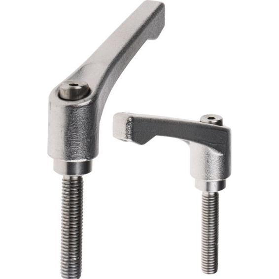 RS PRO, Allestimento mobili, SS C-Handle 65mm M8 x 40 Male Thread (2 pz.)