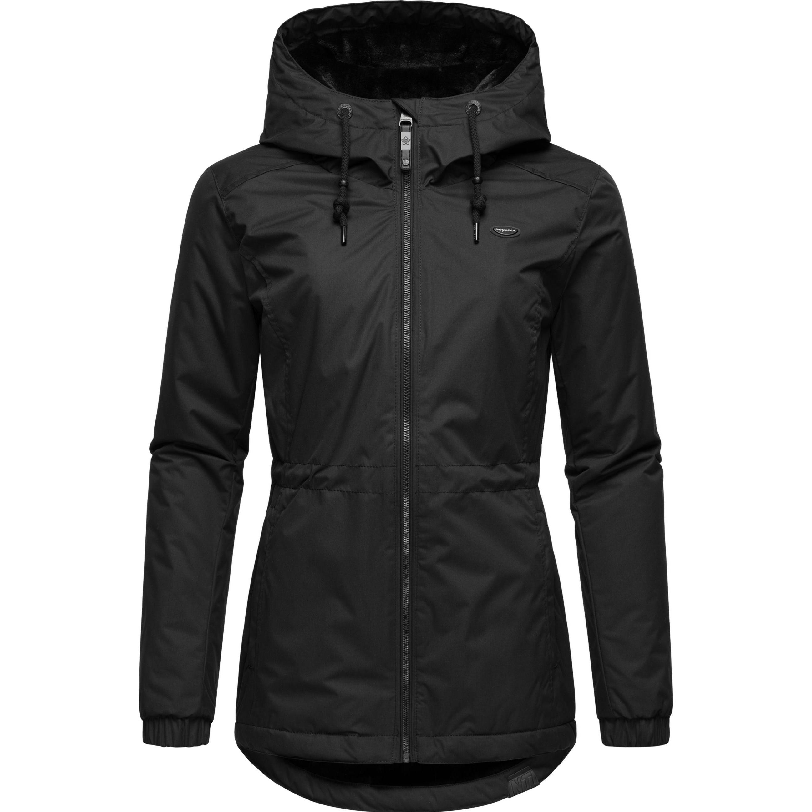 Ragwear, Damen, Jacke, Dankka Warm (L), Schwarz, L