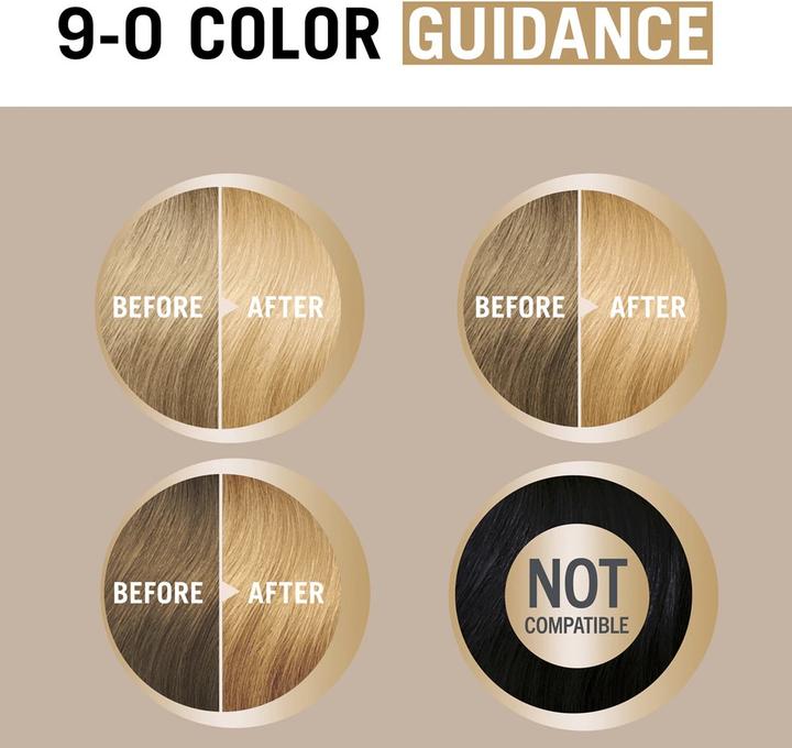 Actual product image Garnier Schwarzkopf Creme Supreme Hair Color Shade 90 Natural Light Blonde (Blond)