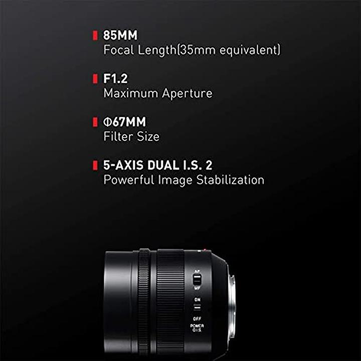 Image du produit Panasonic 42,5 mm f/1,2 Leica DG Nocticron ASPH Power O.I.S. (Micro Four Thirds, Micro Four Thirds)