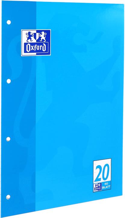Actual product image Oxford School notepad, A4, ruling 20 (A4, Plain, Hardcover)