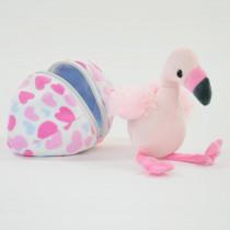 Actual product image Kögler Felicitas, mini flamingo made of plush in an egg (13 cm)