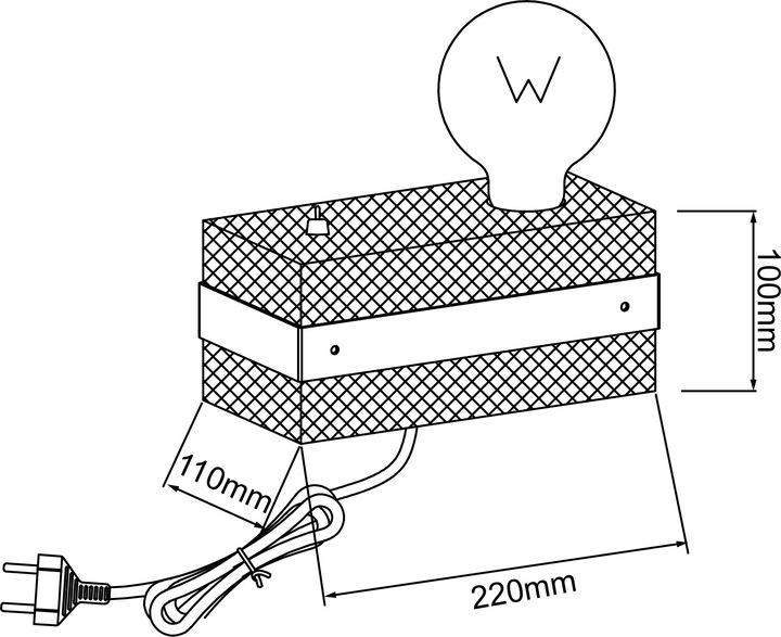Immagine prodotto Brilliant Woodhill E27 TL Lampada da tavolo (E27)