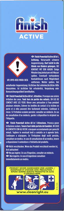 Actual product image Finish Active All In 1 Dishwasher Tabs, Megapack (Tabs, 80 x)