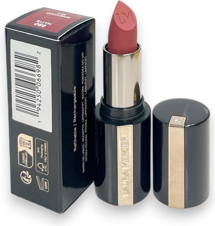 Immagine prodotto Laura Mercier - Caviar Smoothing Matte Lipstick 3.8 g - Shade: 680 Rosewood Silk (680 Seta di palissandro)