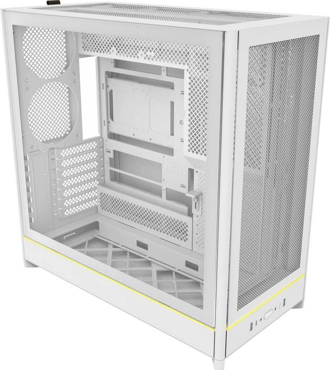 Actual product image Montech HS01 (weiss, Tempered Glass) (ATX, mATX, Mini-ITX)