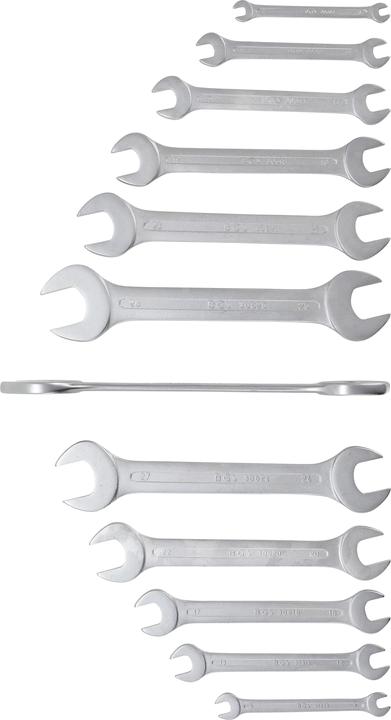 Produktbild BGS Doppel-Maulschlüssel-Satz SW 6 - 32 mm 12-tlg. (32 mm, 18 mm, 11 mm, 12 mm, 20 mm, 19 mm, 27 mm, 15 mm, 13 mm, 25 mm, 6 mm, 21 mm, 7 mm, 14 mm, 29 mm, 8 mm, 10  mm, 30 mm, 23 mm, 26 mm, 22 mm, 17 mm, 28 mm, 9 mm, 16 mm, 24 mm, 31 mm)