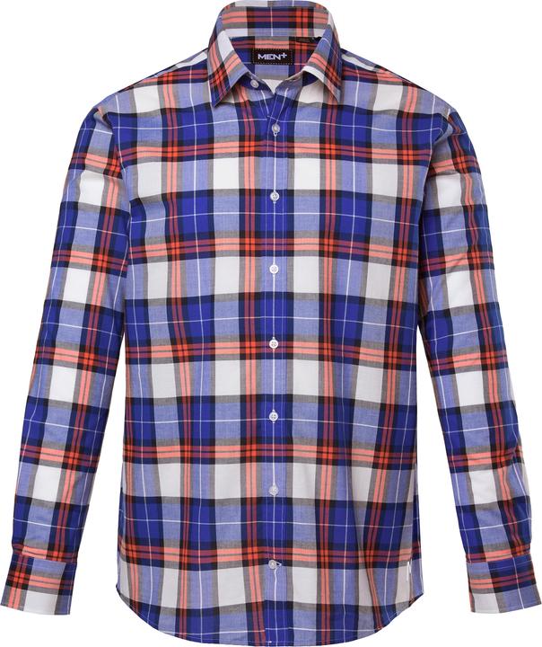 Men+ Karohemd, Langarm, Kentkragen, Comfort Fit (L)