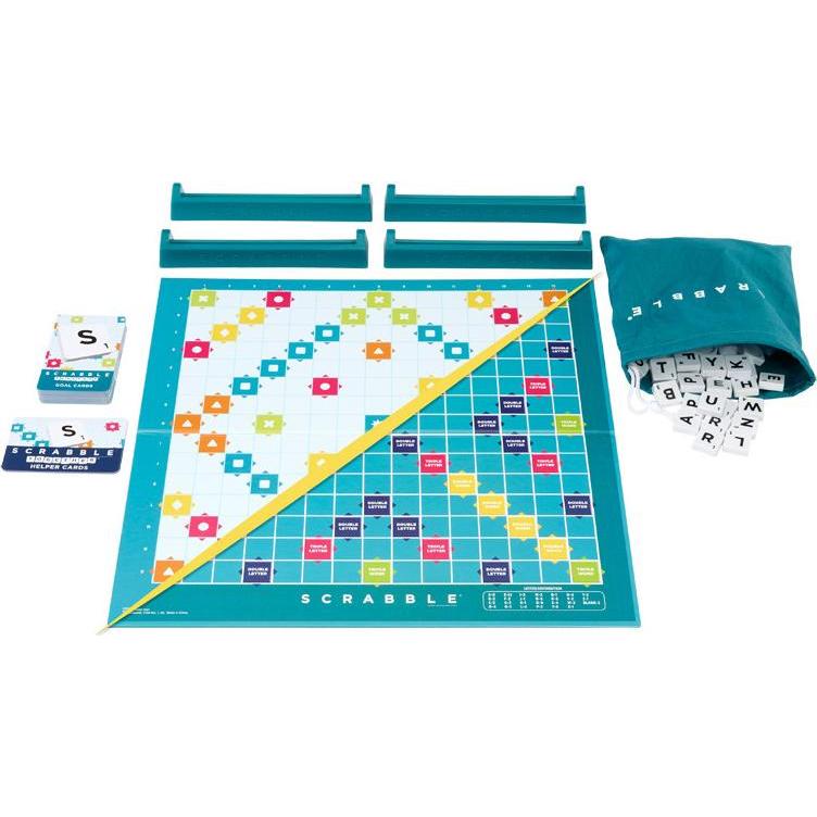Thumbnail - Mattel Επιτραπέζιο Scrabble 2 σε 1 για 2-4 Παίκτες 8+ Ετών (Ελληνική Έκδοση) HXW06