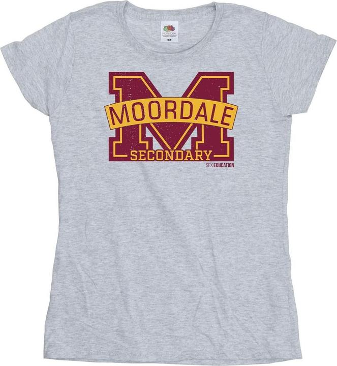 Image du produit Netflix - T-shirt SEX EDUCATION MOORDALE CRACKED M LOGO - Femme (S)