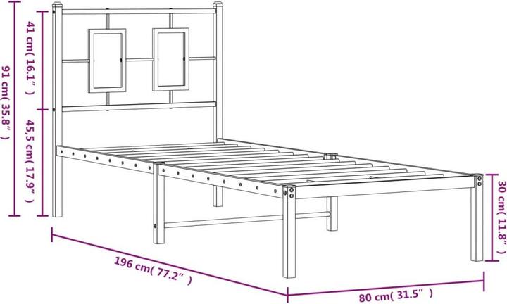 Actual product image vidaXL 374237 (107 x 203 cm)