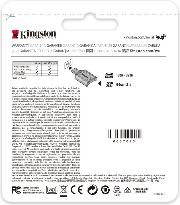 Actual product image Kingston Canvas React Plus (256 GB, SDXC, U3, UHS-II)