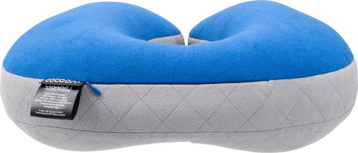 Produktbild Cocoon U Shaped Down Neck Pillow true blue/grey (Kopf- & Nackenkissen)
