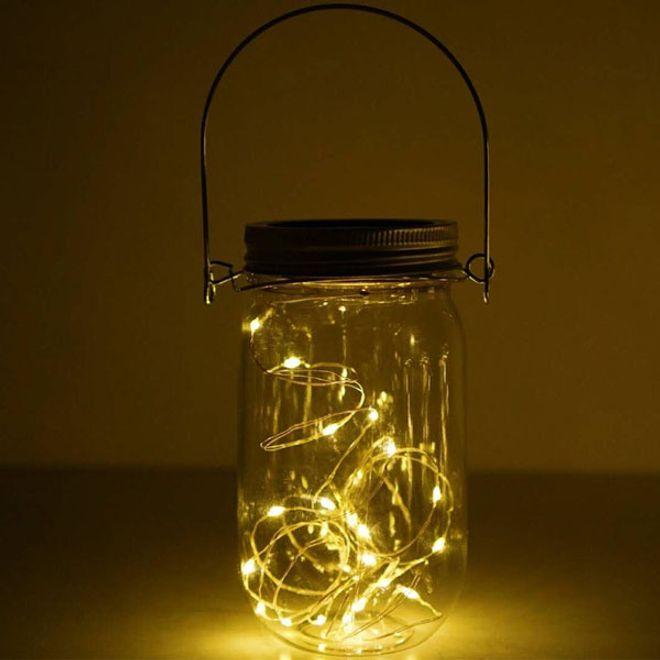 Produktbild MU Classic Solarglas mit Lichterkette