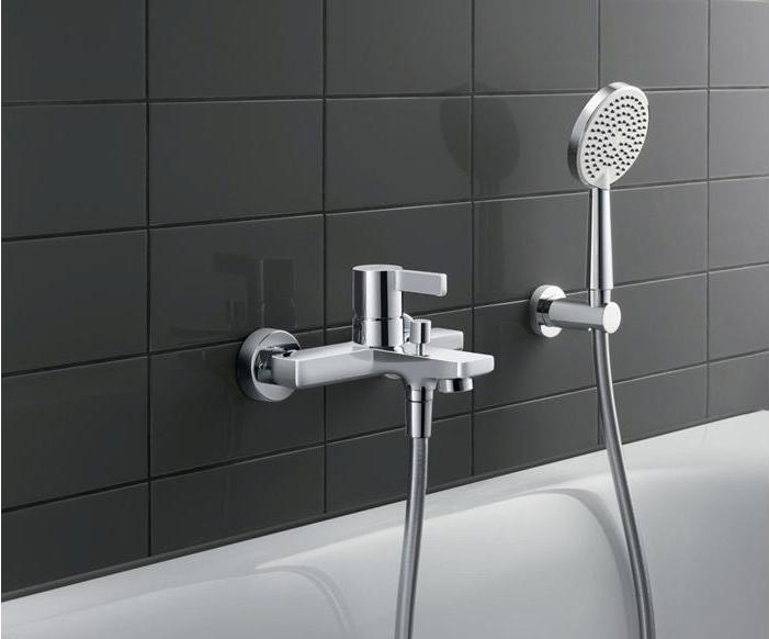 Actual product image Duravit Shower hose plastic, metal look 1250mm chrome (125 cm)