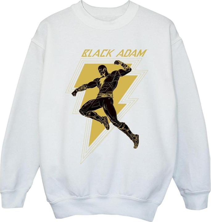 Produktbild Black Adam Golden Bolt Chest Sweatshirt Mädchen (104)