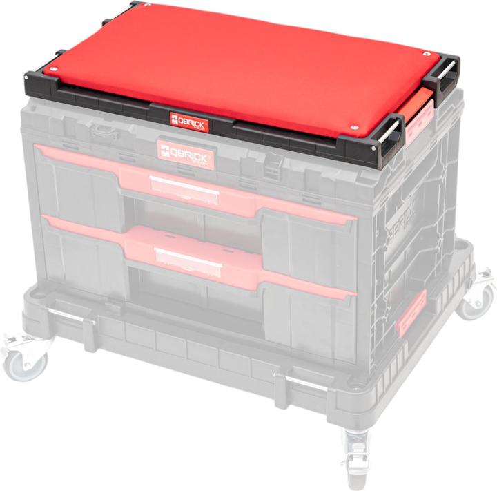 Qbrick System ONE Seat Seat adapter plate 580 x 325 x 70 mm Seat surface (Garden machinery storage)
