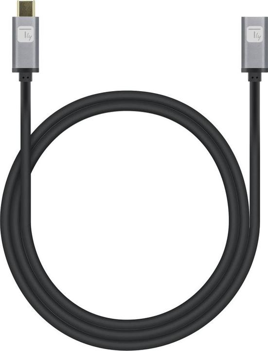 Produktbild Techly USB 3.2 Gen 2 USB-C M/F E-Mark (1 m, USB 3.2 Gen 2)