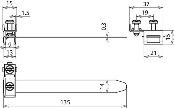 Actual product image Dehn BRS 10.27 AQ2.5 10 V2A