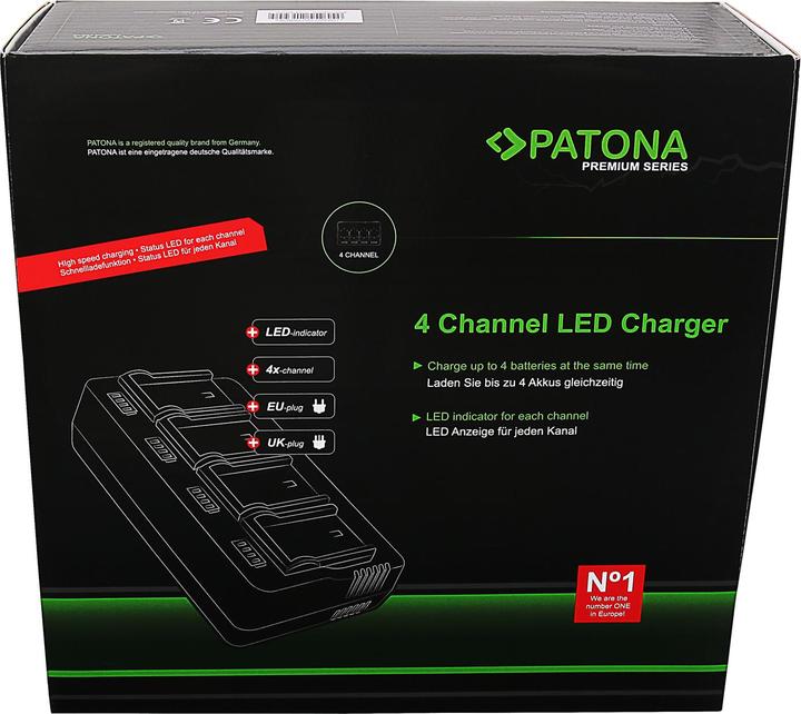 Produktbild Patona 4-Port Ladegerät Sony NP-FZ100 (Kamera Akku Ladegerät)