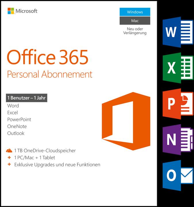 Microsoft Office 365 Personnel (1 User, 12 months)