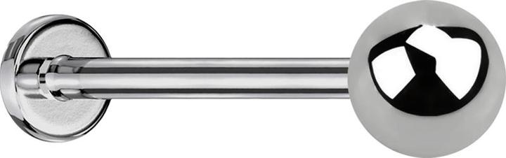 Produktbild Star Piercing Micro Threadless Labret silber mit Kugel (Titan G23, ohne Messing)