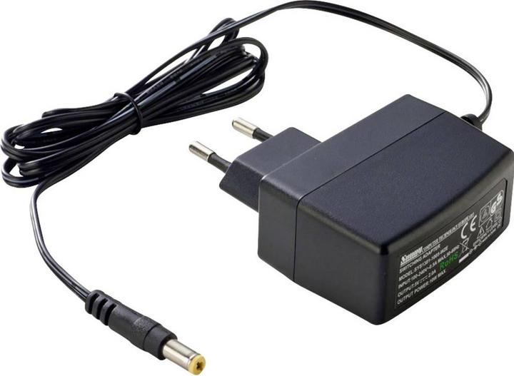 Actual product image Dehner Elektronik SYS 1381N-1224-W2E Plug-in power supply, fixed voltage 24 V/DC 0.5 A 12 W Stabilised