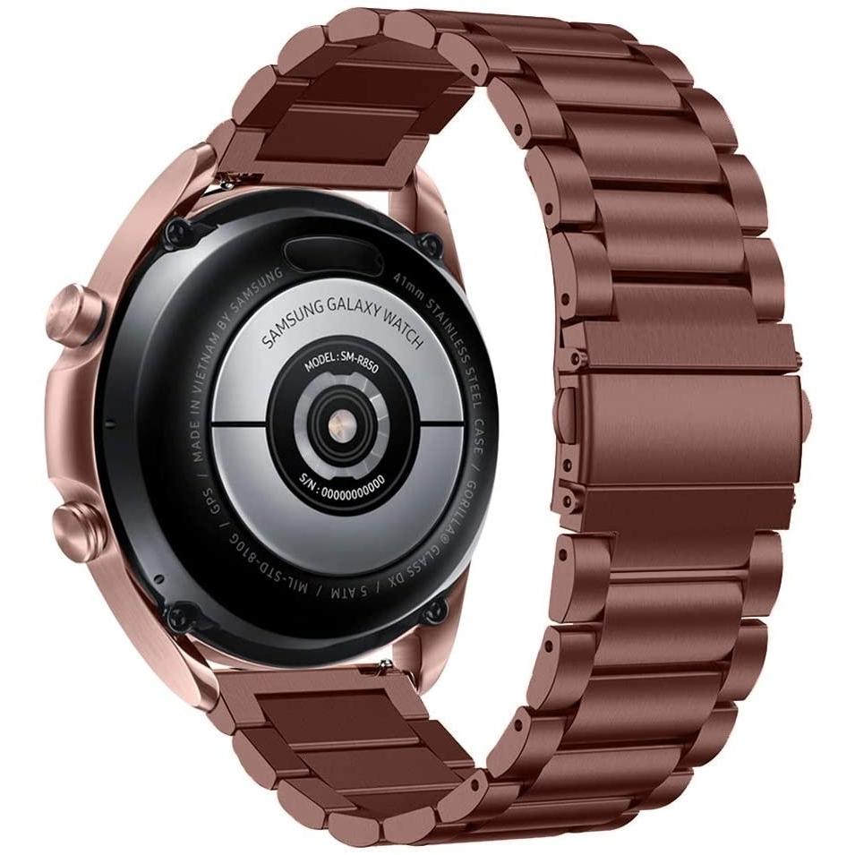 Thumbnail - Strap-it Stahlarmband (Edelstahl, Galaxy Watch Active), Uhrenarmband, Gold