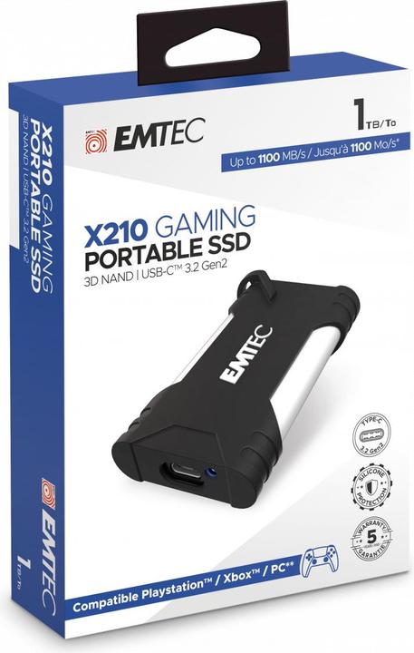 Image du produit Emtec X210G Gaming SSD (1 To)