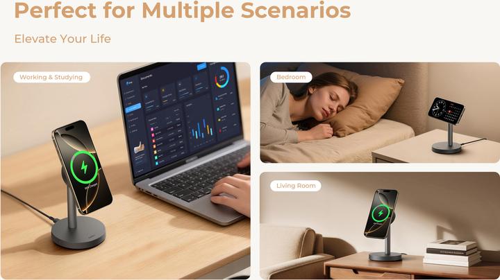 Produktbild Aukey Magnetic Wireless Charger (25 W)