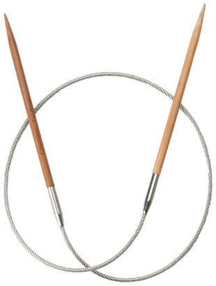 Actual product image ChiaoGoo Circulars Bamboo Patina