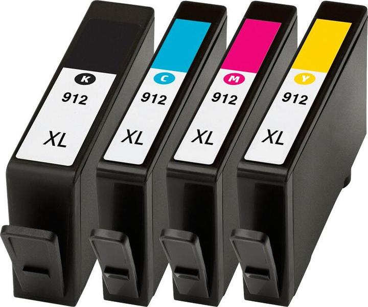 Produktbild Druckfuxx 4x TINTE PATRONEN für HP 912 XL OfficeJet 8012 8014 8015 Pro 8022 8023 8024 8025