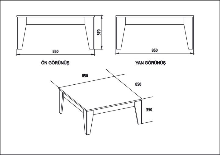 Image du produit Hanah Home Kyler (35 x 85 x 85 cm)