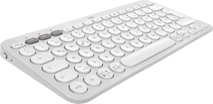 Produktbild Logitech PEBBLE KEYS 2 K380S TONAL WHITE (DE, Kabellos)