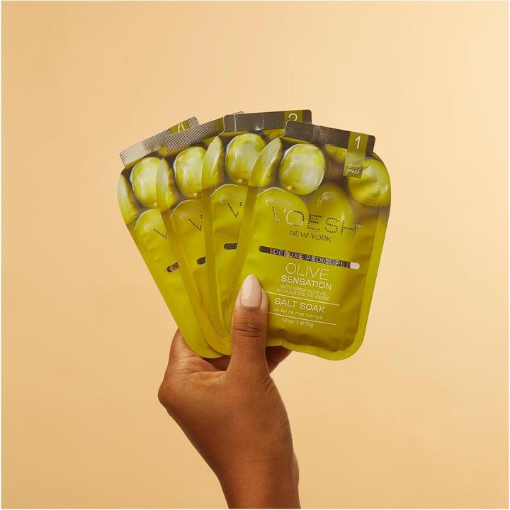 Image du produit Voesh Pedi Olive Sensation (Crème et gel pour les pieds, Bain de pieds, Masque de pied)