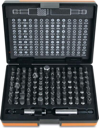 BETA 008616998 861/C100 Bitsätze mit 2 magnetischen Bithaltern 98-teilig