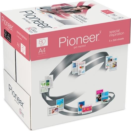 Pioneer Papier à copier 465040 DIN A4 80g 2.500 fls/paquet (80 g/m², 2500 x, A4)