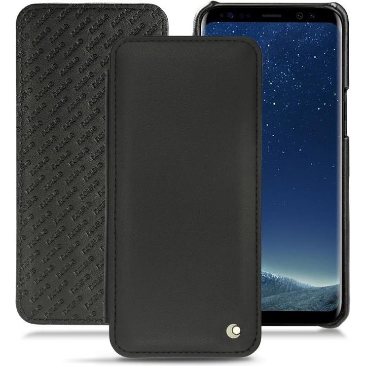 Thumbnail - Noreve Lederschutzhülle horizontal (Samsung Galaxy S8+), Smartphone Hülle, Schwarz