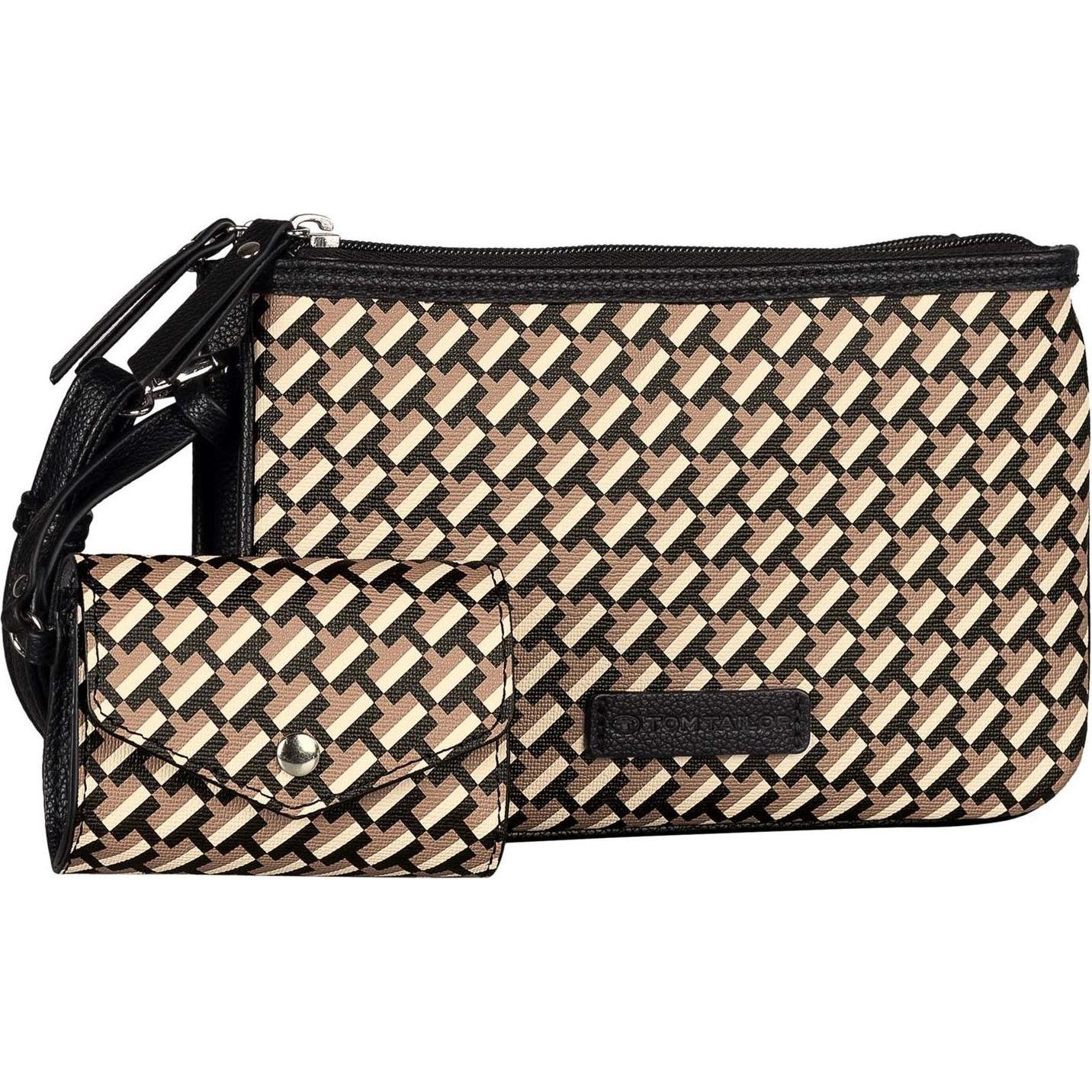 Tom Tailor Donna Nero Donne, Borsetta, Xenia Crossbody Bag,
