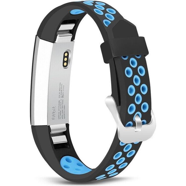 Thumbnail - Strap-it Sportarmband (Silikon, Alta HR, Alta), Uhrenarmband, Schwarz, Blau, Mehrfarbig
