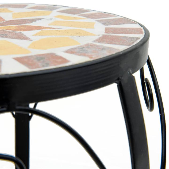 Produktbild vidaXL Pflanzenständer 3 Stk. Terrakottarot und Keramik